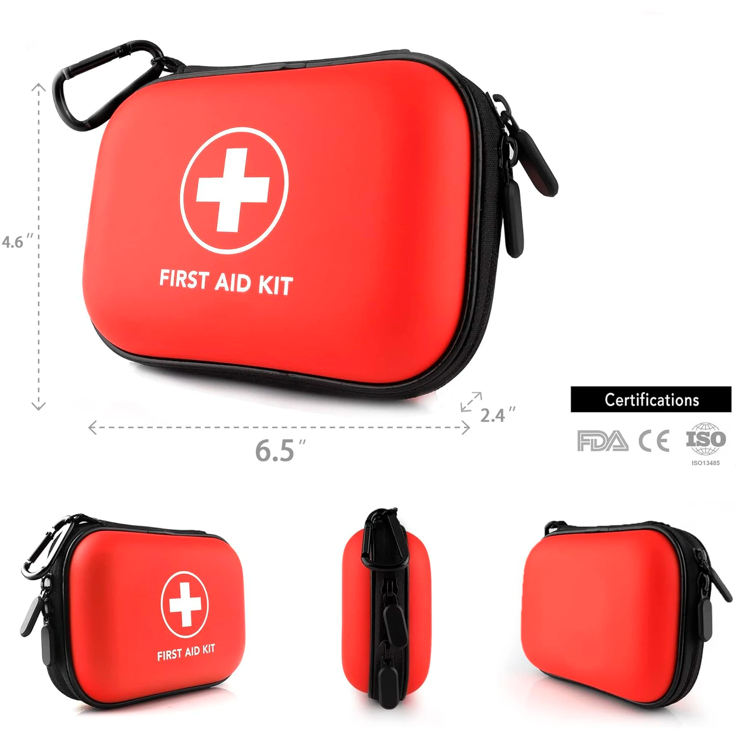 Botiquín de Primeros Auxilios 72h | Kit de Supervivencia Europa 103 Piezas