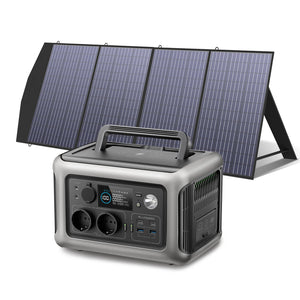 Generador Solar Portátil + Panel Solar - Energía Autónoma para Hogar y Aventura