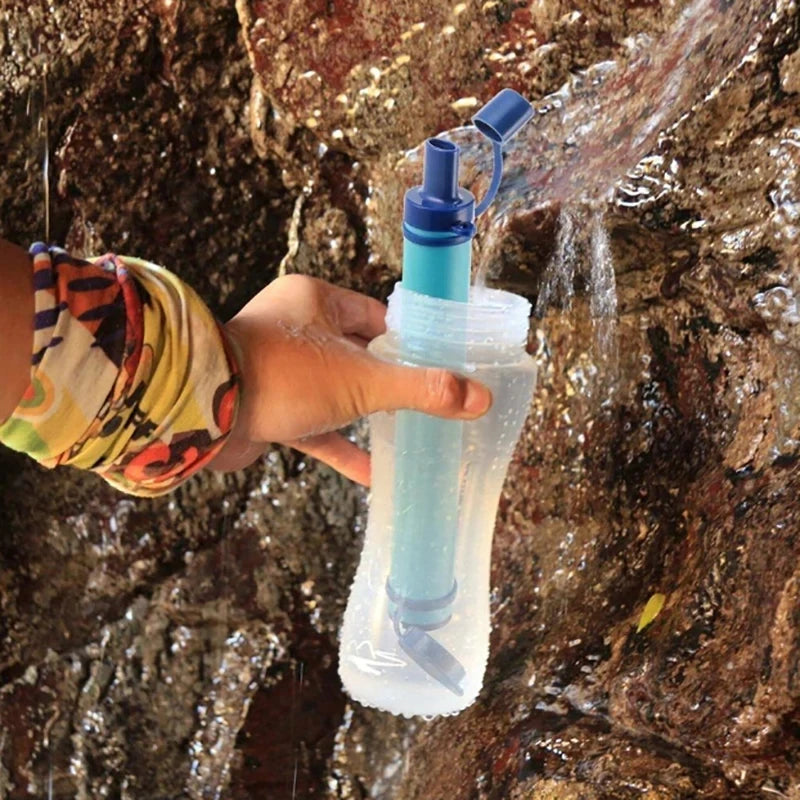 Filtro de Agua Personal de Supervivencia - Purificación Instantánea